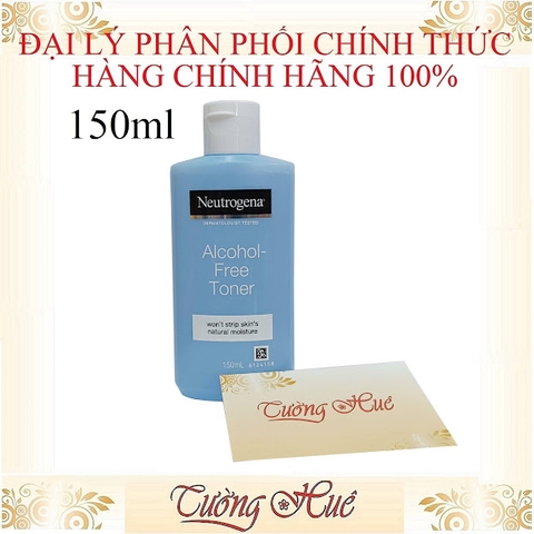 Nước Hoa Hồng Không Cồn Neutrogena Alcohol-Free Toner - 150ml