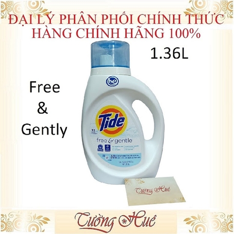 Nước Giặt Tide+ Mỹ Nhiều Mùi - 1.36L