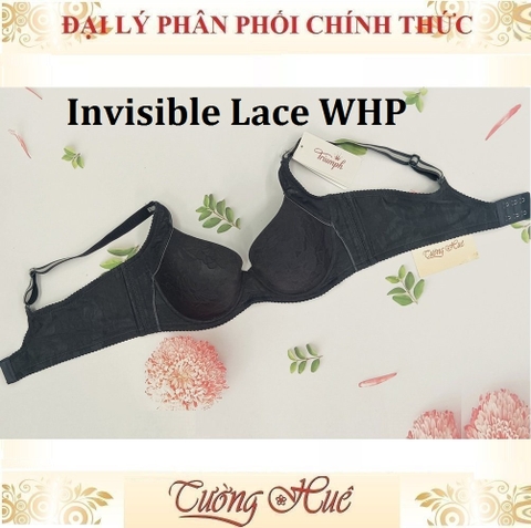 Áo lót nữ Triumph Pure Invisible Lace WHP Có Gọng Họa Tiết Phối Lưới Mút Mỏng Bảng Lưng To 2 Móc Cài.