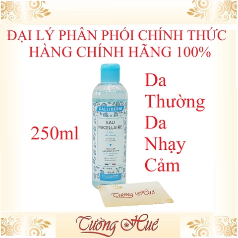 Nước tẩy trang Calliderm Micellar Cleansing Water with Cornflower - Da thường, nhạy cảm