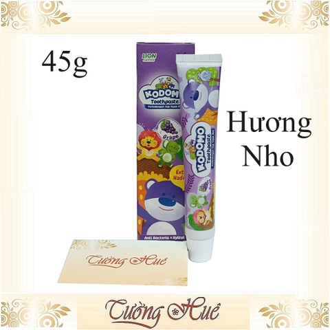 Kem đánh răng trẻ em KODOMO - 45g ( Nhiều Mùi Lựa Chọn )