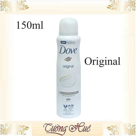 Xịt Khử Mùi Dove Nữ Anti-Perspirant - 150ml ( Nhiều mùi lựa chọn )