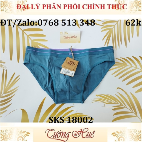 Quần lót nam Darlin SKS 18002 quần tam giác cotton trơn.