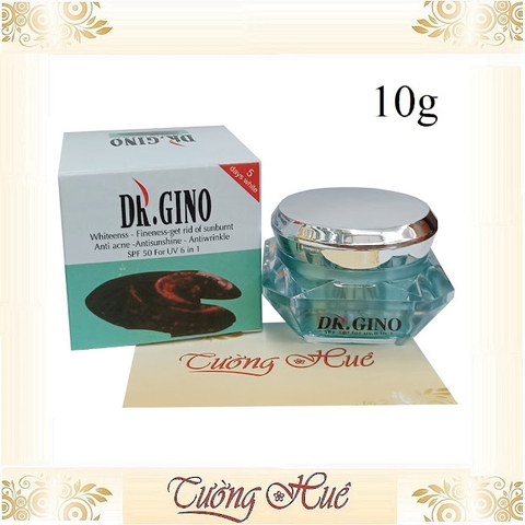 Kem Dưỡng Trắng Da Mờ Thâm Linh Chi DR.GINO 6 In 1 Cream - 10g.