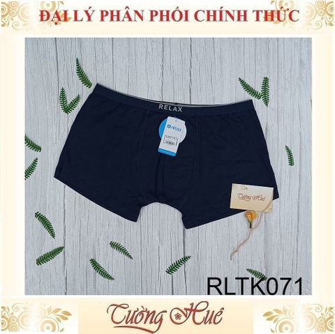 Quần Lót Nam relax Dạng Đùi Boxer Cotton Co Giãn 4 Chiều Form Ôm Gọn RLTK071.