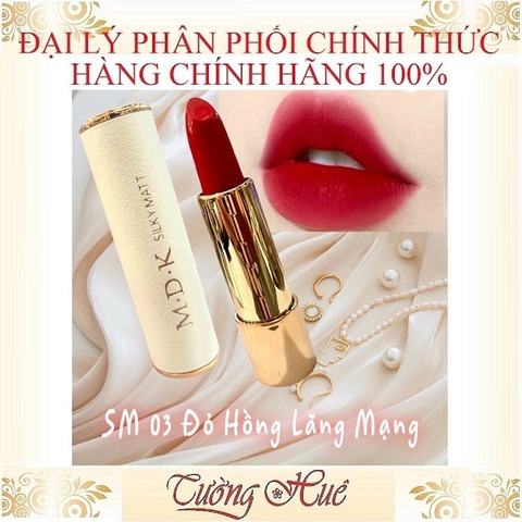 Son Lì Cao Cấp Lâu Phai M.D.K Silky Matte - 3.5g ( Lựa chọn màu )