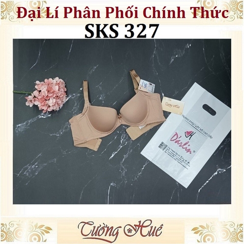 Áo Lót Nữ Darlin SKS 327 Có Gọng Trơn Mút Mỏng Lưng Bảng To.