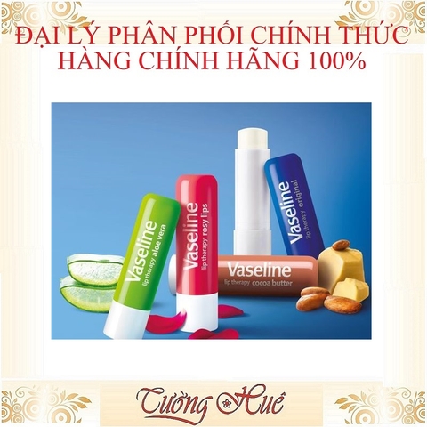 Son Dưỡng Môi Vaseline Lip Therapy Nhiều Mùi - 4.8g