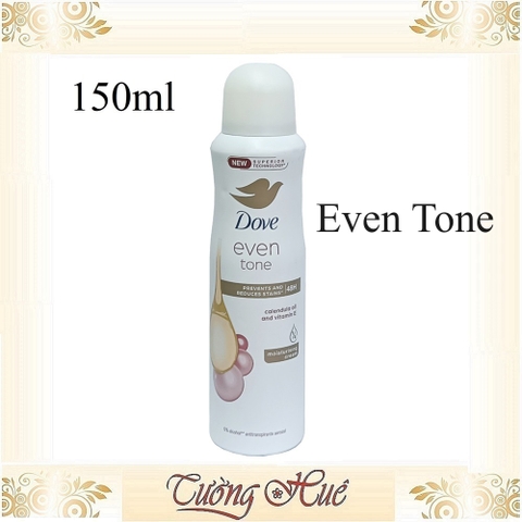 Xịt Khử Mùi Dove Nữ Anti-Perspirant - 150ml ( Nhiều mùi lựa chọn )