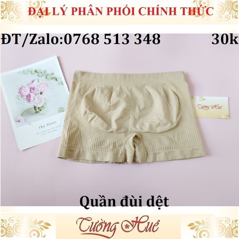 Quần đùi dệt mặc váy.