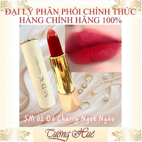 Son Lì Cao Cấp Lâu Phai M.D.K Silky Matte - 3.5g ( Lựa chọn màu )