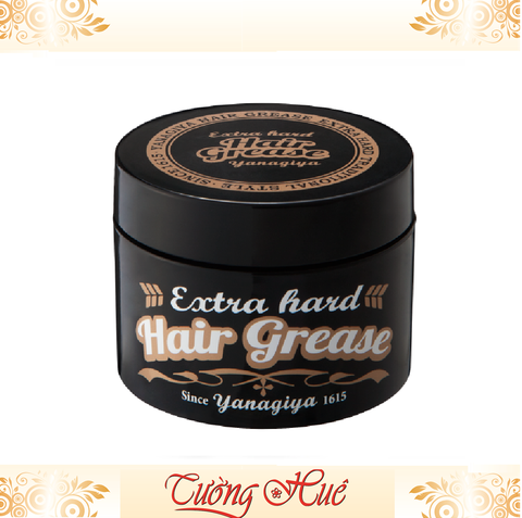 Sáp Vuốt Tóc Nam YANAGIYA Hair Grease EXTRA HARD - 90g - Đen