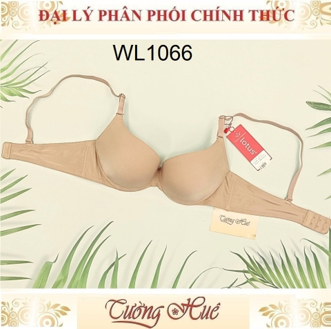 Áo lót nữ Lotus Có Gọng Trơn Nâng Ngực 5cm WL1066.