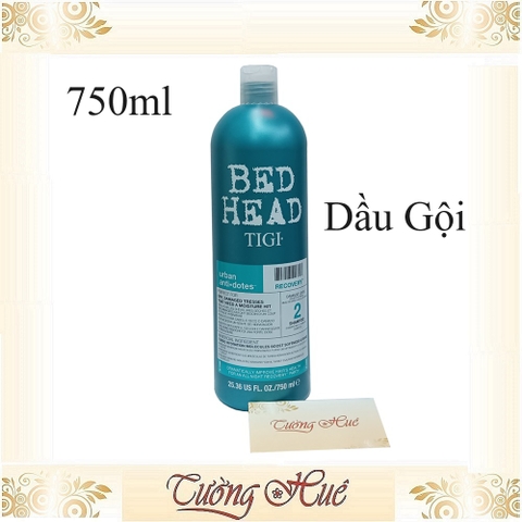 Bộ Gội Xả Phục Hồi Tóc Hư Tồn Số 2 Tigi Bed Head Urban Antidotes #2 750ml - Xanh Biển