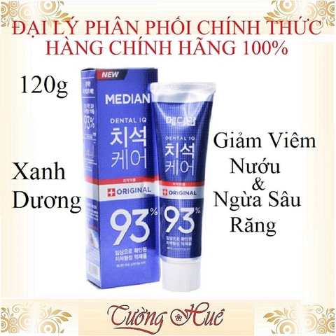 Kem Đánh Răng Median Dental IQ 93% - 120g ( Có lựa chọn )