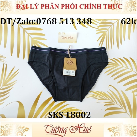 Quần lót nam Darlin SKS 18002 quần tam giác cotton trơn.