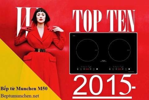 Bếp từ Munchen m50 phiên bản mới 2015 đẹp long lanh