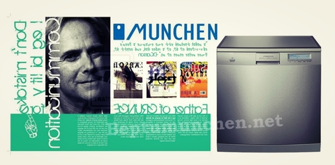 Máy rửa bát Munchen MCH5 giảm bớt gánh nặng gia đình