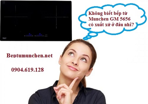 Xuất xứ của bếp từ Munchen GM 5656