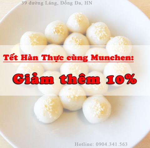 Tết Hàn Thực: Giảm thêm 10% khi mua bếp từ Munchen GM8999