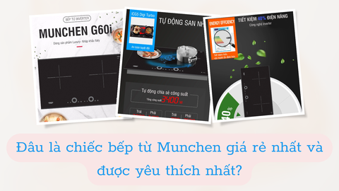 Đâu là chiếc bếp từ Munchen giá rẻ nhất và được yêu thích nhất?