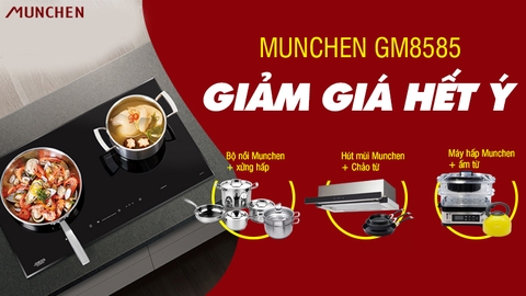 Mua bếp từ Munchen GM8585 được khuyến mãi những gì?