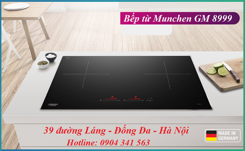 Những con số ấn tượng trên bếp từ Munchen GM 8999