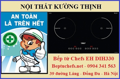 Bếp từ Chefs EH DIH330 dùng có an toàn không?