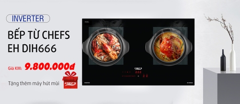 3 lý do nên chọn bếp Chefs DIH666 thay vì DIH666G?