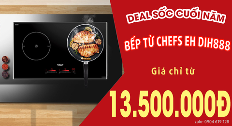 Bếp từ Chefs EH DIH888: Sự lựa chọn hoàn hảo trong phân khúc 14 triệu