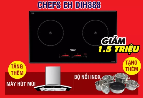 Nhận ưu đãi 1.5 triệu đồng khi mua bếp từ Chefs trong ngày 25/09