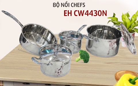 Bộ nồi Chefs 4 chiếc mới nhất 2021 có gì đặc biệt