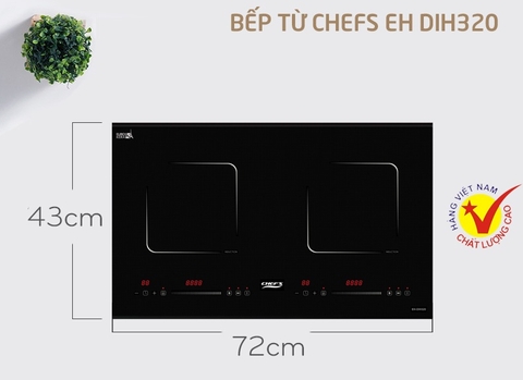 Đánh giá bếp từ Chefs EH DIH320 sau hơn nửa năm ra mắt