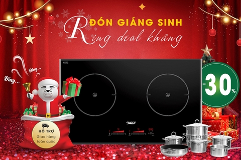 Đón giáng sinh - Rinh deal khủng cùng bếp từ Chefs