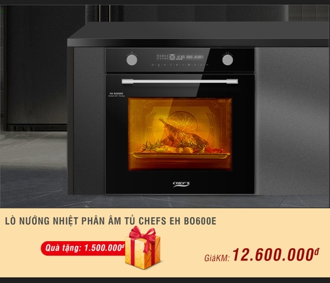 Mua lò nướng nhiệt phân Chefs EH BO600E có khuyến mãi gì?