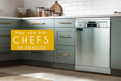 8 lý do nên mua máy rửa bát Chefs EH DW401ES