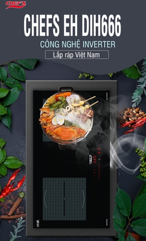 4 ưu điểm làm nên thương hiệu bếp từ Chefs DIH666 mà bạn không thể bỏ qua