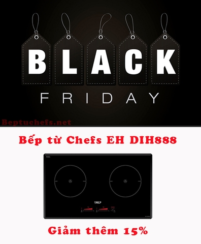 Black Friday: giảm giá bếp từ chefs