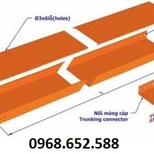 Máng cáp, Máng cáp Kích thước 100 x 100 x 2000 ,