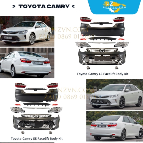 Nâng cấp body kit xe Toyota Camry