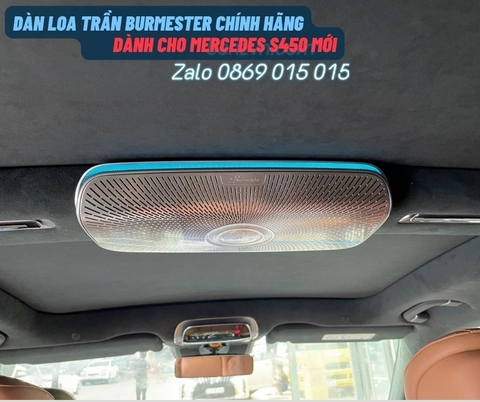 Dàn loa trần Burmester chính hãng cho xe Mercedes S450 2023