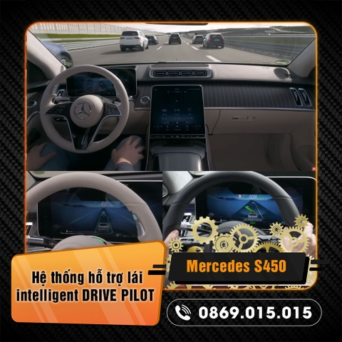 Hệ thống hỗ trợ lái intelligent DRIVE PILOT Mercedes benz