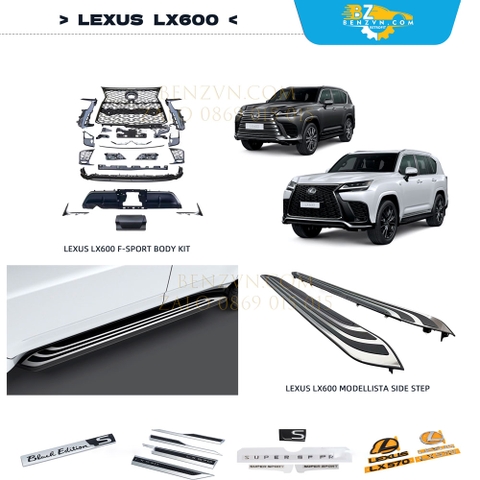 Nâng cấp body kit F-sport Lexus LX600