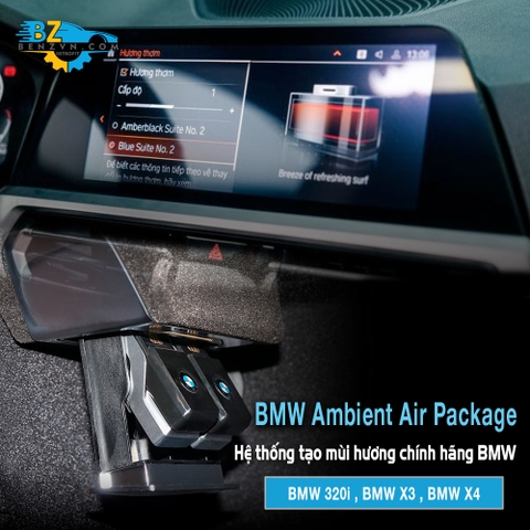 BMW Ambient Air Package hệ thống tạo mùi hường lọc không khí