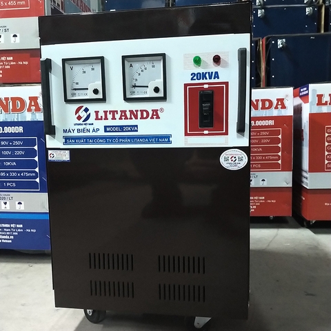 Biến áp 220V ra 110V 20KVA Litanda