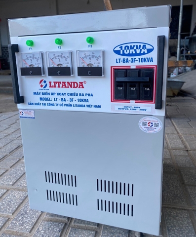 Biến Áp 3 Pha 380V 220V 10KVA Litanda Chính Hãng Dây Đồng Có Tốt Không