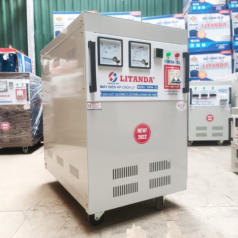 Biến Áp Cách Ly 1 Pha 15KVA 15KW LiTanda Chống Giật An Toàn Giá Rẻ