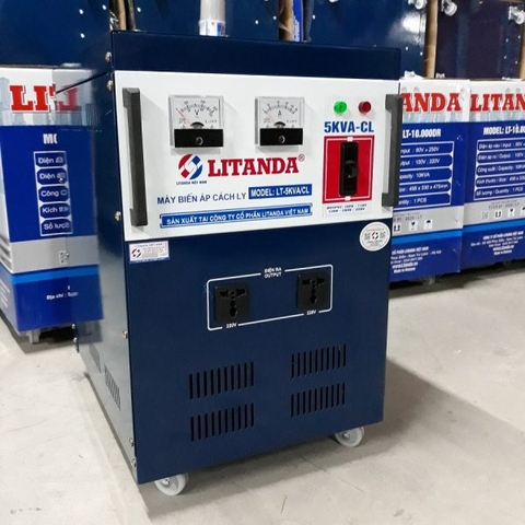 Biến Áp Cách Ly Litanda 5KVA Chống Giật, Chống Nhiễu Mới 2023