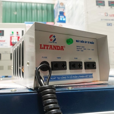 Bộ Đổi Nguồn Litanda 220V Sang 120V-110V-100V 1500W Đời Mới