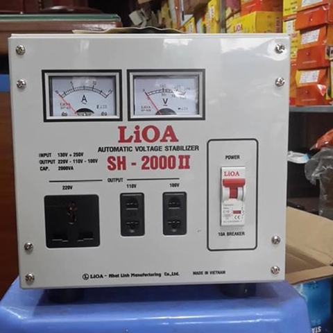 Ổn Áp LiOA DRII-2000 II Dải 50V~250V Đang Bán Với Giá Là Bao Nhiêu?